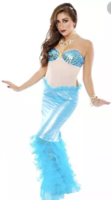 Women’s Sparkling Mermaid Costume- Turquiose • $14.99