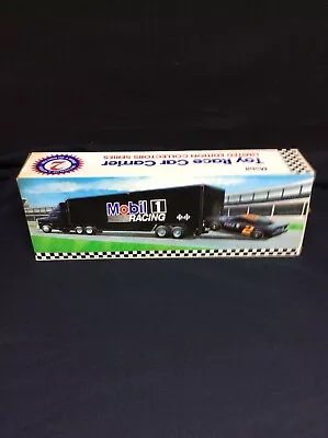  Mobil 1 One Racing Toy Race Car Carrier Truck Series Limited Edition  NOS • $8.99