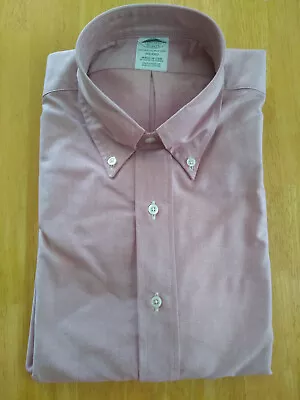NWOT Brooks Brothers Red Supima Cotton Button Down 15.5-32 Milano MSRP $140 • $42