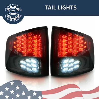 Pair LED Tail Lights Smoke Brake Lamps For 1994-2004 Chevy S10 GMC Sonoma Isuzu • $75