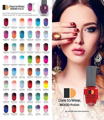 Dare To Wear MOOD COLORS - Manicure & Pedicure Nail Polish Mood Changing Effect • $8.95