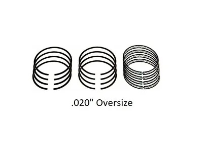 Datsun L18 L20B  Engine Piston Ring Set  .020 Over New 1166 .020 • $58