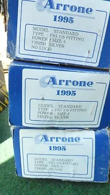 £40 • Buy 4x Arrone 1995 Model Standard Type Fig 1-6 Power Size 4 Finnish Silver