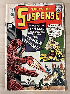 1963 Tales Of Suspense #46 Comic Book Marvel 1st Crimson Dynamo See Photos • $5