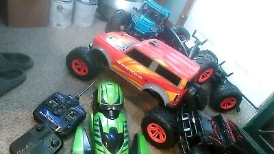 Various Untested (no Remotes) Rc Trucks Including Ford Bronco Rc Sold Separately • $24.80