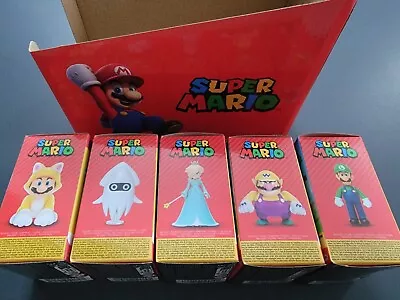 2024 Jakks Pacific Super Mario FULL SET Rosalina Wario Blooper Luigi & Cat Mario • $59.99