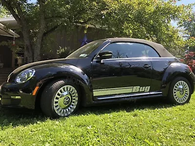 $35 • Buy BUG Rocker Stripe Stripes Vinyl Graphics Decals Fit Any Volkswagen VW Beetle