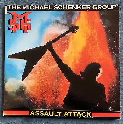 The Michael Schenker Group  Assault Attack  Vinyl LP  Estate Sale • $9.98