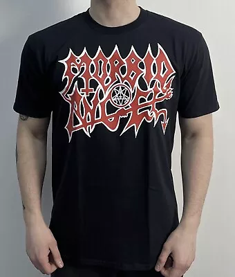 Morbid Angel Red  Logo (Gildan) Black T-Shirt Death Obituary • $20.88