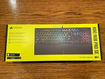 Corsair K60 RGB Pro SE Mechanical Gaming Keyboard - Lightly Used • $40