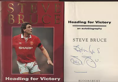 Steve Bruce Signed Autobiography Heading For Victory - Manchester United • $8.69