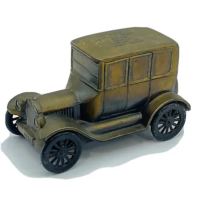 VINTAGE Metal Ford Model T 1925 Car Bank Monroe Bank & Trust Michigan • $22.99