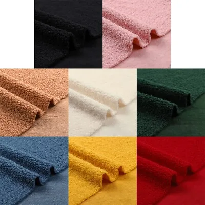 Stay Cozy With Lamb Wool Fabric Great For Sewing Lining And DIY Crafts • £20.44