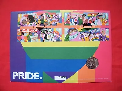 2022 PRIDE 50p PNC Coin Cover Uncirculated. Limited Edition. 02 • £14.99