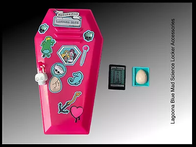 Monster High Lagoona Blue Mad Science Locker Egg & Notebook • $14.96