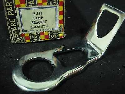 Vintage Raleigh Bicycle Lamp Light BRACKET Chrome  PHILLIPS HUMBER BSA NOS 1960s • $28.49
