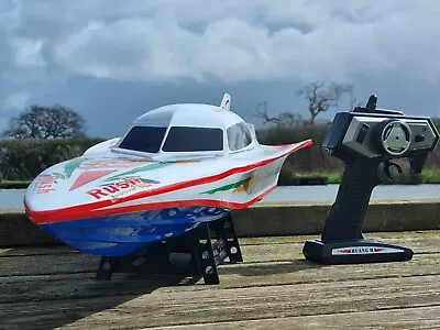 RC Jet Atlantic Yacht Model Speed Boat Syma Radio Control Twin Motor Titanic UK • $127.80