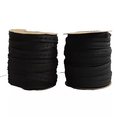 VINTAGE VANITY FAIR 144 Yards Hook And Eye Tape Rolls Black Color Sew-On  • $399.99