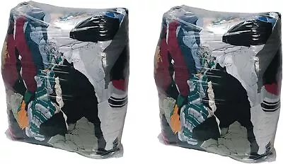 X2 Bags Of Rags Mixed Material Colour Engineer Garage Workshop Industrial Rag • £24.99