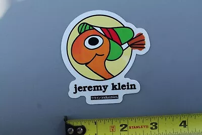 Hook-Ups Jeremy Klein Cartoon Worm Original Z75C Vintage Skateboarding STICKER • $22