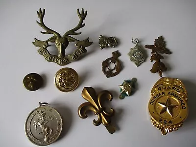 WWII Seaforth Highlanders Cap Badge & Other Military Items • £6.99