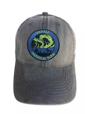 Denali National Park Adjustable Curved Bill Strap Back Dad Hat Baseball Cap • $16.95