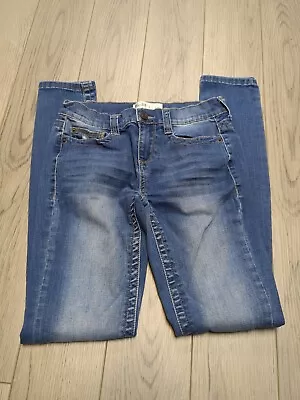 Junior's Mudd FLX Stretch Denim Blue Distressed Skinny Jeans | Size 3 • $5