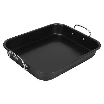 Large Deep Non Stick Meat Turkey Chicken Roasting Tin Baking Pan Oven Tray Dish  • £13.65