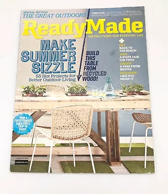 ⛱    ReadyMade Magazine June/July 2010 Issue 47 Make Summer Sizzle • $7.66