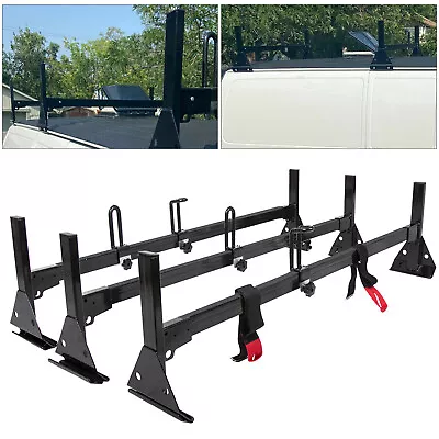 59  For Chevy Express Fullsize Van 3 Bar 96-23 Ladder Roof Rack Steel CrossBar • $132