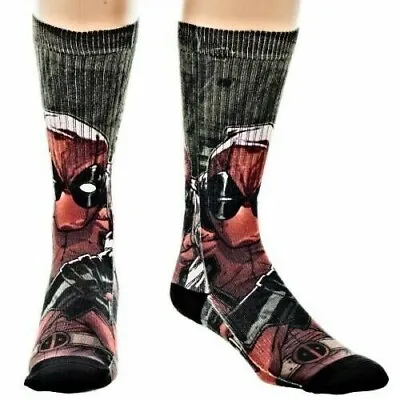 Marvel - Deadpool Cash Money Sublimated Crew Socks • £9.25