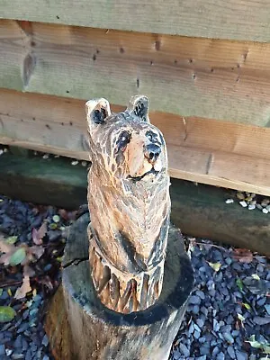 Chainsaw Carved   Stump Bear • £34.99