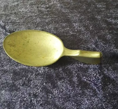 Antique Metal Spoon Unusual & Rare 7cm Long (SB1) • £8