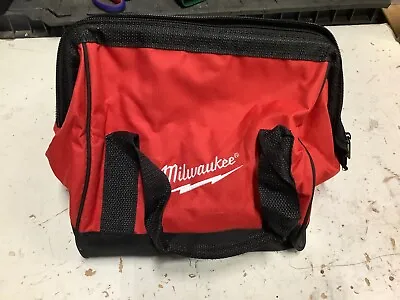 NEW MILWAUKEE 11  X 10  X 8  Small Heavy Duty Contractors Tool Bag Tote Case • $12.90