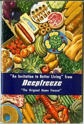 Vintage 1940s INVITATION To BETTER LIVING! DEEPFREEZE Freezers Advertising Book! • $9.99