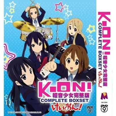DVD Anime K-On! Season 1-2 + Movie + 5 OVA English Audio Dubbed Complete Series • $33.99