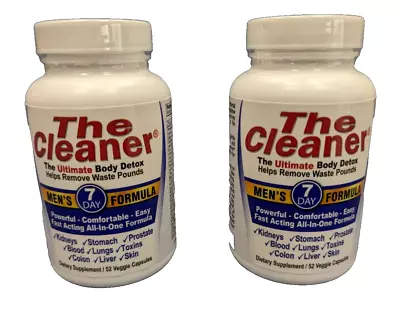 Lot Of 2 X The Cleaner Men's 7 Day Formula Ultimate Body Detox Fast Acting • $20.99