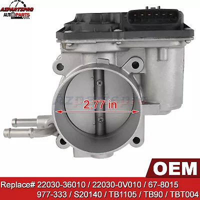 $69.99 • Buy Genuine OEM For Toyota Rav4 Throttle Body Assembly 22030-0V010 22030-36010