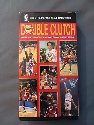 Double Clutch The Houston Rockets Second Championship Season VHS NBA Finals 1995 • $1