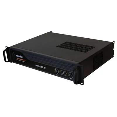 Gemini XGA-3000 Professional Stereo 3000W PA Power Amplifier 19  Rack Amp 8.6Kg • £240