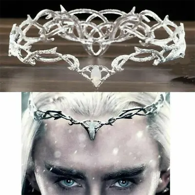 The Hobbit Thranduil Elven King Crown Circlet Headwear Cosplay Props Unisex Gift • $44.23