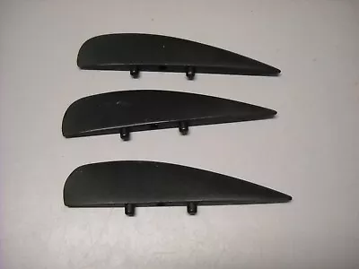 Vintage Surfboard Fin 1  X 5.5   Long Fin Black Surfing Long Board  Lot Of 3 • $18.71