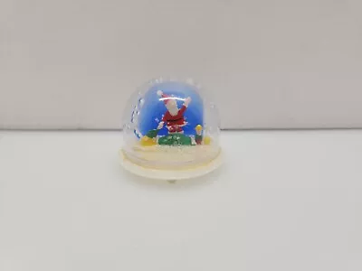 Vintage Christmas Santa Snow Globe Plastic • $22.49