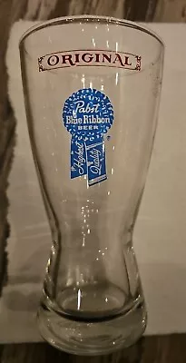 Vtg Original Pabst Blue Ribbon  Highest Quality Logo  Pilsner Glass 6-1/4  • $7.50