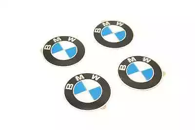 New BMW Wheel Center Cap Emblem Stickers Roundel Logo SET X4 D=70mm 36136758569 • $38.95