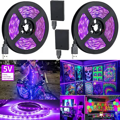 £12.99 • Buy LED UV Black Lights Ultra Violet Strip Lights UV 385 - 400nm Blacklight Strip UK