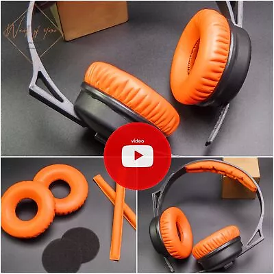 $12.11 • Buy Orange Ear Pads Headband Cushion For Sennheiser HD25-13 HMEC25 HME25 Headphone