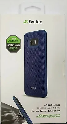 Evutec AERGO Series Ballistic Nylon Blue Case For Samsung Galaxy S8+ Plus - New • $8.46