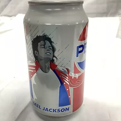1x Michael Jackson Pepsi Can Unopened (Soda Mostly Evaporated) • $24.77