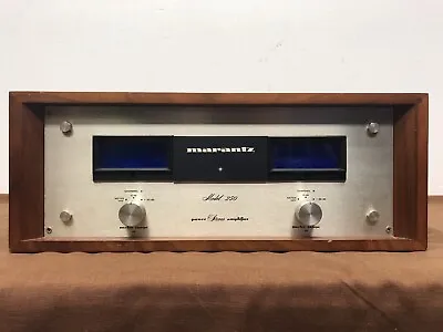 Vintage Marantz 250 Power Stereo Amplifier With Original Wood Case Rare • $1400